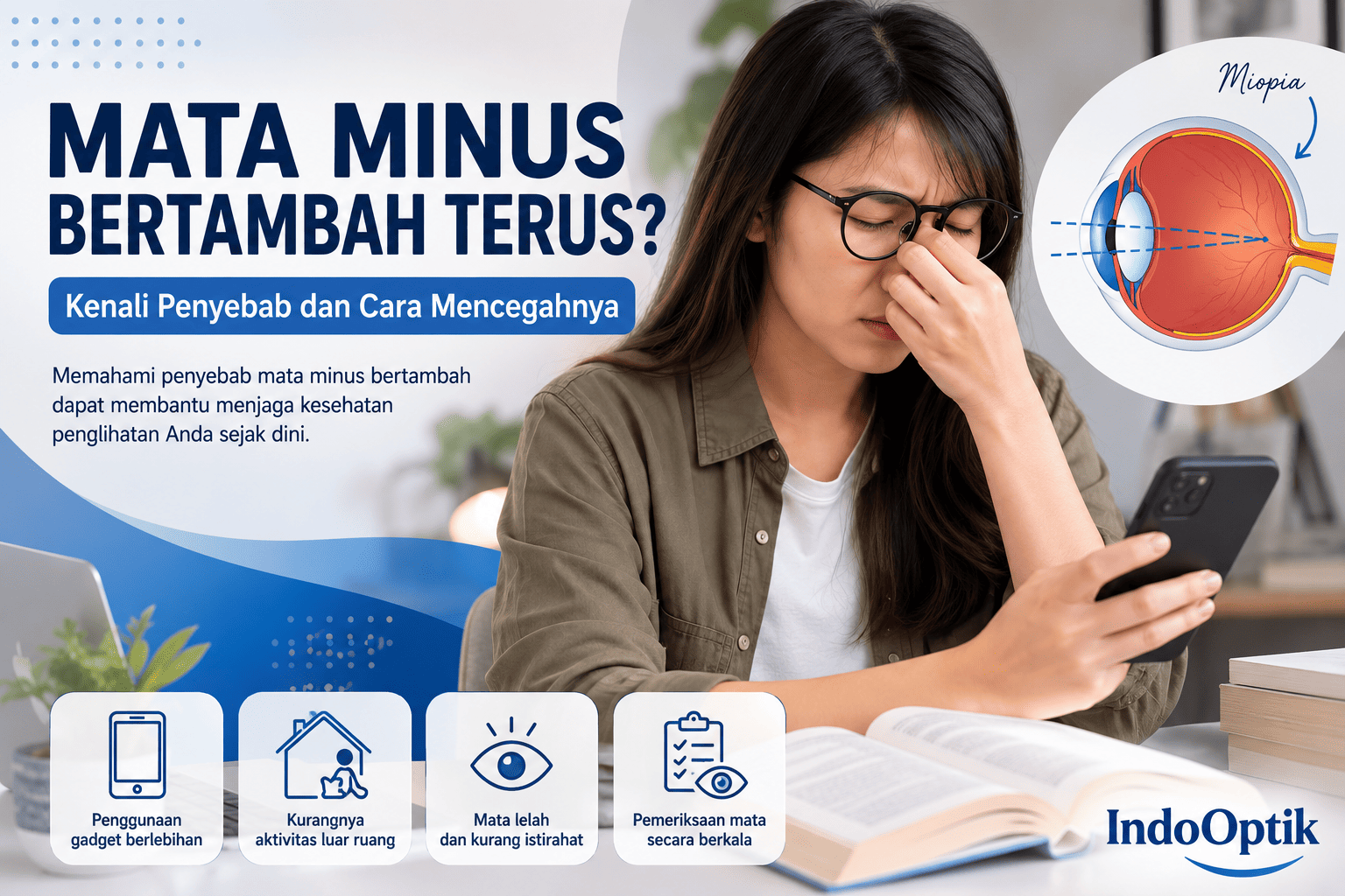 Mata Minus Bertambah Terus? Kenali Penyebab dan Cara Mencegahnya