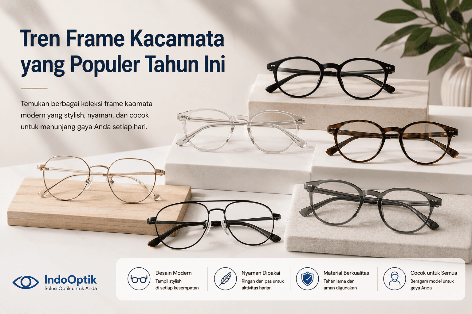Tren Frame Kacamata yang Populer Tahun Ini
