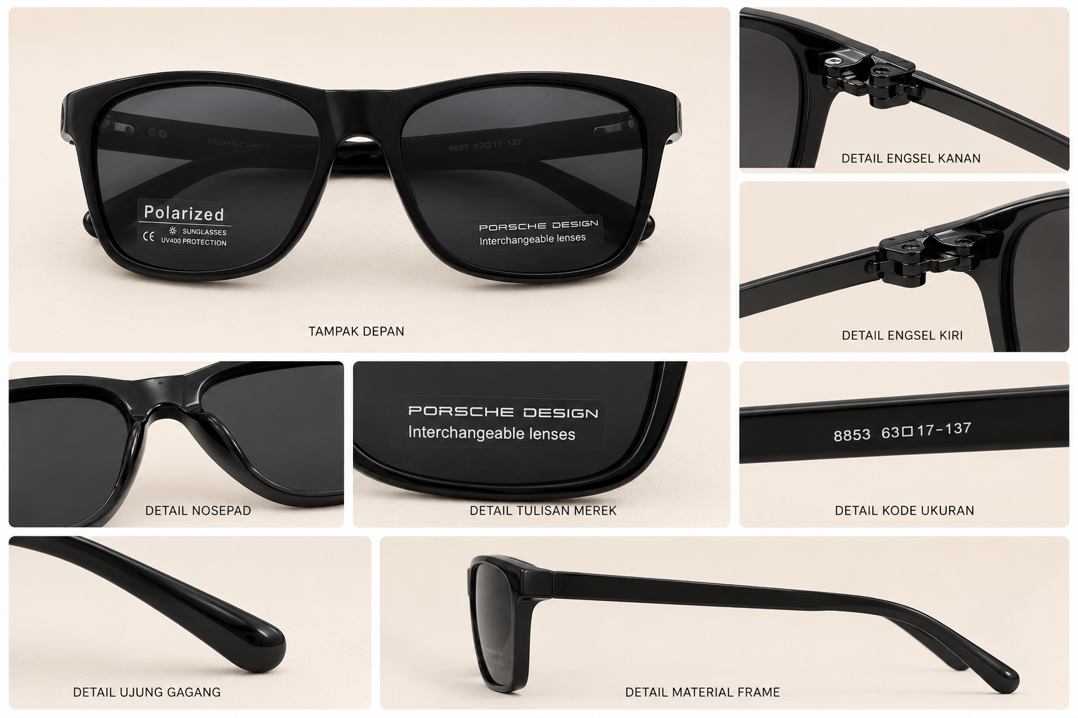 Porsche Design Polarized Sunglasses